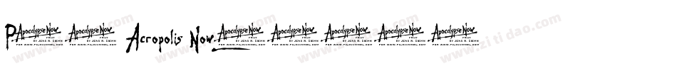 P22 Acropolis Now字体转换